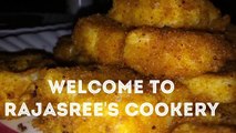 Fried milk desert- Spanish sweet recipe in Bengali style - fried milk sweet - how to make fried milk desert- Rajasree's Cookery