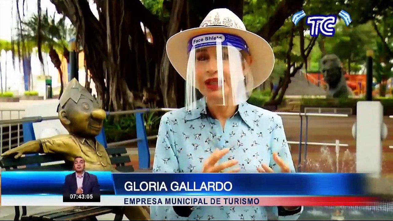 Gloria Gallardo, representante de empresa Municipalidad de Turismo, se refirió al Guayaquil sin eventos masivos