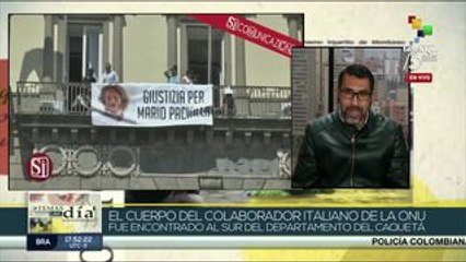 Senadores italianos exigen investigar muerte de Paciolla en Colombia