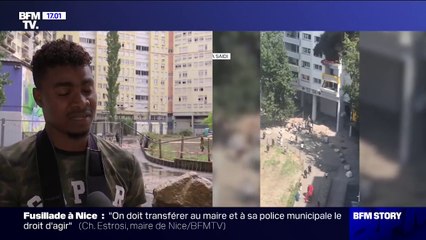 "Ils étaient très courageux": L'un des grenoblois qui a sauvé deux enfants des flammes témoigne sur BFMTV