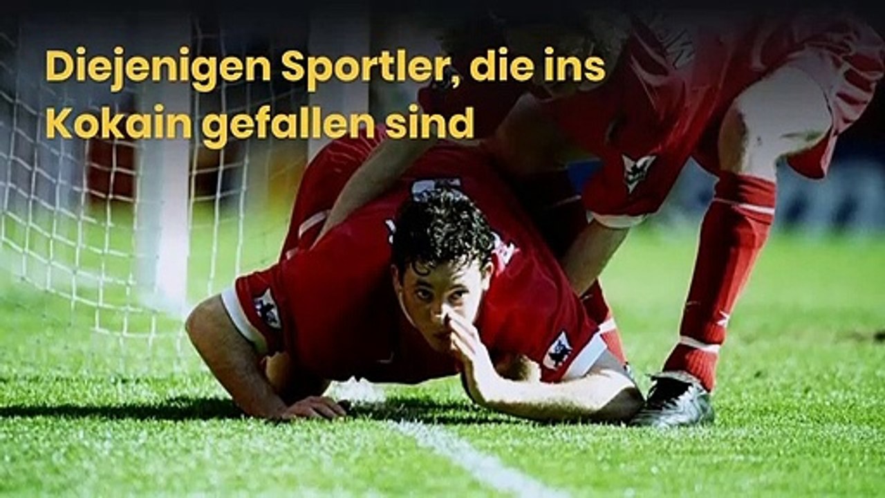 Diejenigen Sportler, die ins Kokain gefallen sind