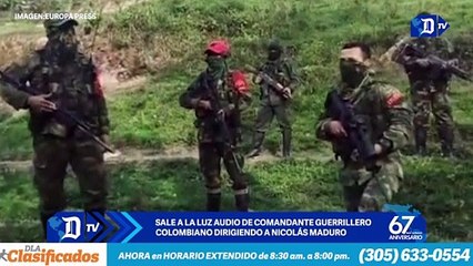 Sale a la luz audio de un comandante guerrillero colombiano dirigiendo a Maduro | El Diario en 90 segundos