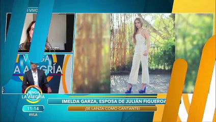 Esposa de Julián Figueroa se lanza como cantante y recibe tips de Maribel Guardia.| Venga La Alegría