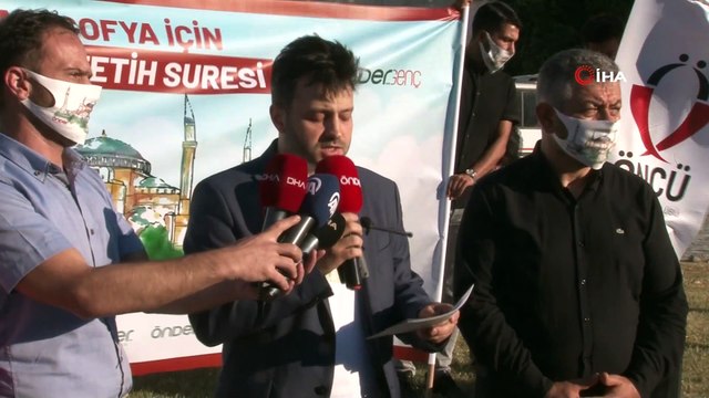 ÖNDER İmam Hatipliler Derneği Ayasofya için Fetih suresi okudu