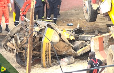 Yoff : Ce camion fou écrase un taxi et tue 3 personnes, les images terribles de l'accident