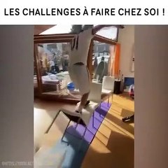 Les challenges à faire chez soi !