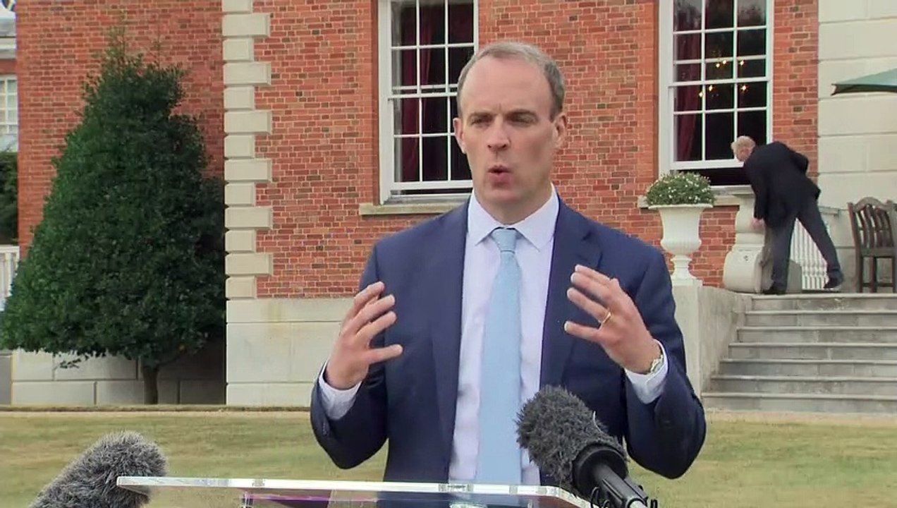 Dominic Raab meets with Heiko Maas