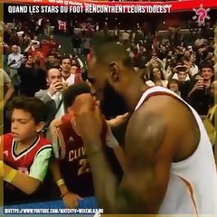 Quand les stars du foot rencontrent leurs idoles !