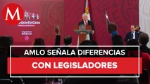 AMLO reclama que diputados sólo van a tratar elección del INE