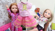Baby Dolls Draw New Dresses that Magically Become Real!