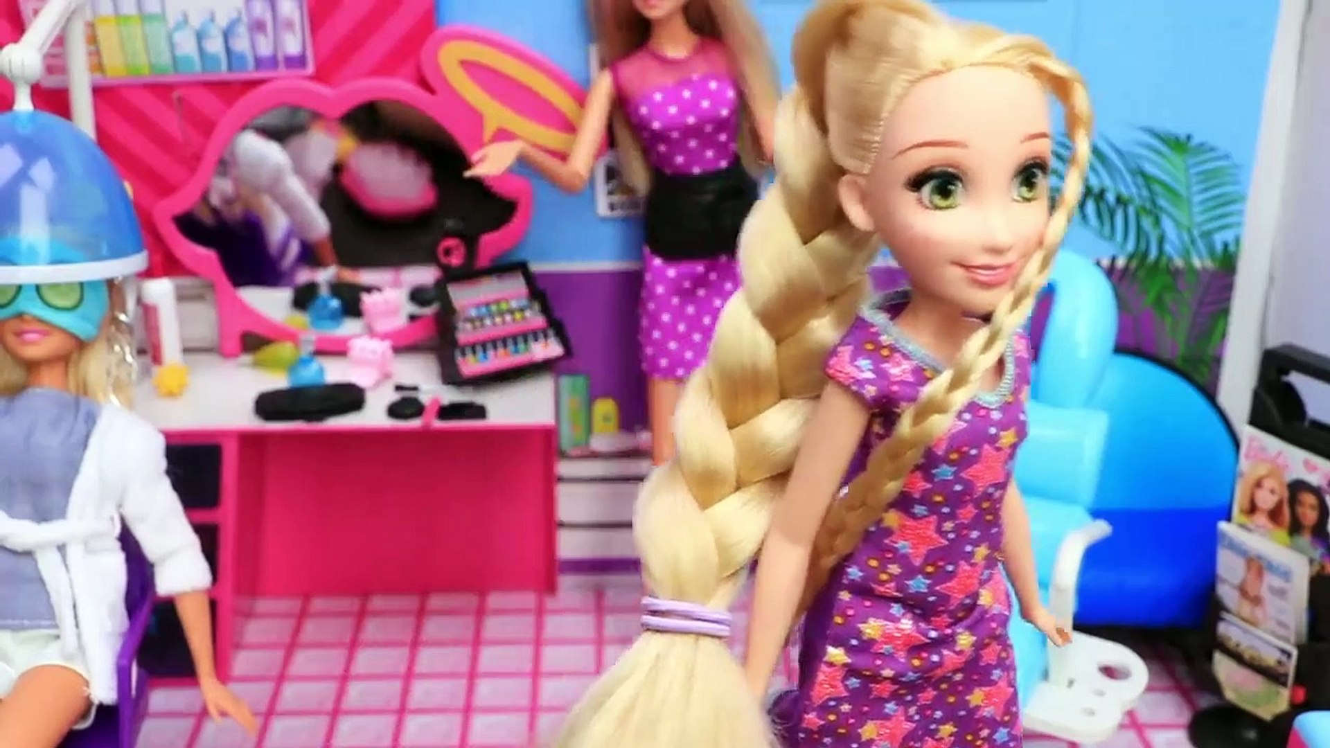 barbie doll hairstyle salon