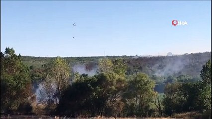 Tekirdağ’da iki ilçeyi yakan orman yangını ot makinesinden çıkmış