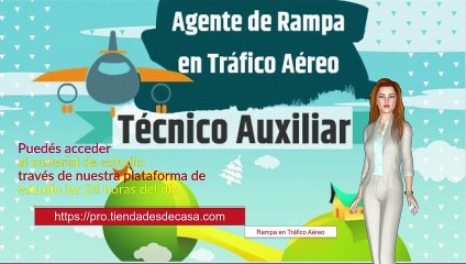 Curso Técnico Auxiliar como Agente de Rampa en Tráfico Aéreo