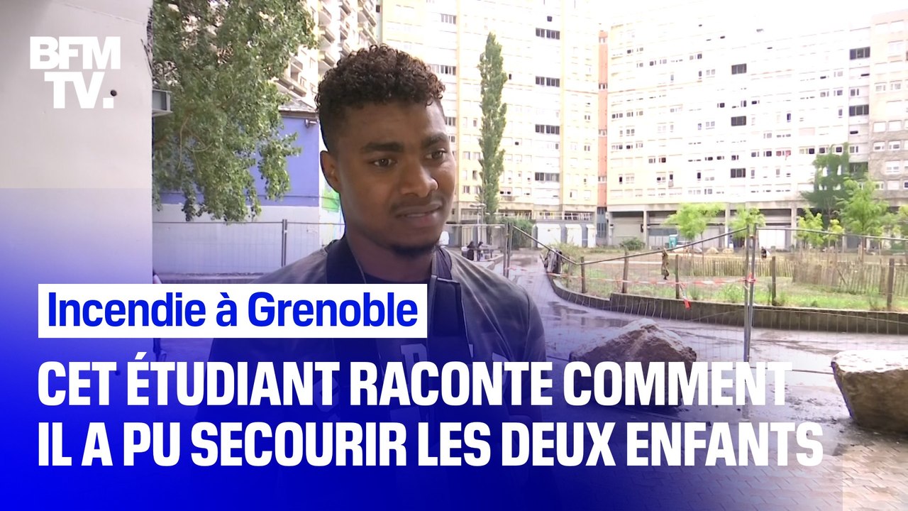 Incendie à Grenoble: cet étudiant raconte le sauvetage des deux enfants