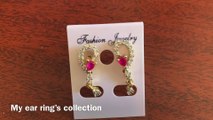 My earrings collection...jumka collection also...with English subtitles