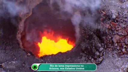 Rio de lama impressiona no Arizona, nos Estados Unidos