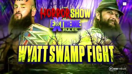 Video herunterladen: WWE Extreme Rules 2020 Braun Strowman vs Bray Wyatt Official Match Card