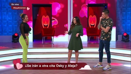¡Aleja y Osky se dieron un besito! | Enamorándonos