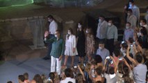 Los Reyes y sus hijas acuden a inauguración del Festival de Mérida