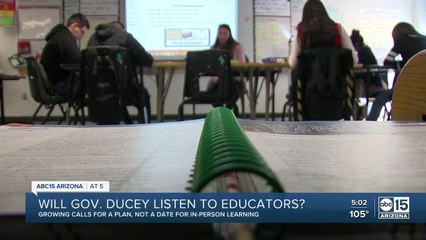 Will Governor Ducey listen to educators?