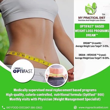 Optifast Weight Loss Program is a highly supervised meal replacement program