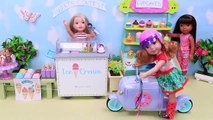 American Girl Dolls Candy and Ice Cream Truck!