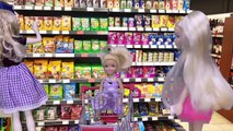 Barbie Doll & JoJo Siwa Grocery Shopping Toy Food