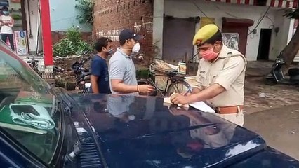 बिना मास्क घूमने वालों पर पुलिस ने चलाया चेकिंग अभियान