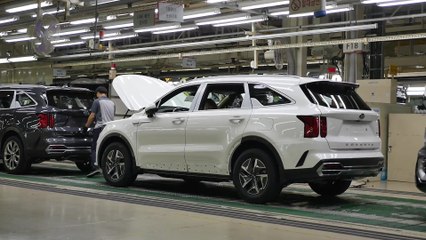 Kia Sorento production line video