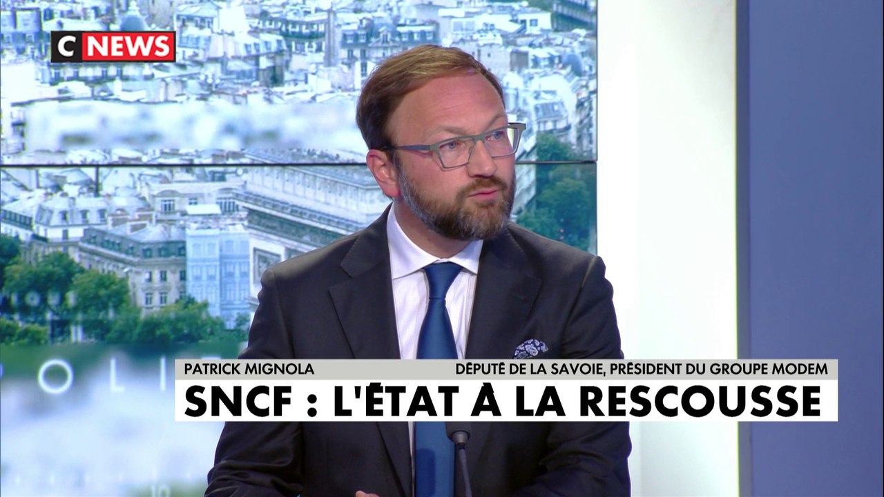 Patrick Mignola, député de Savoie et président du groupe MoDem à l’Assemblée nationale : « Il faut que l’on aide la SNCF parce que c’est le premier outil de transition écologique dont dispose l’Etat » #LaMatinale