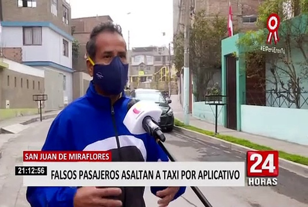 SJM: delincuentes pidieron taxi por aplicativo y asaltaron a chofer
