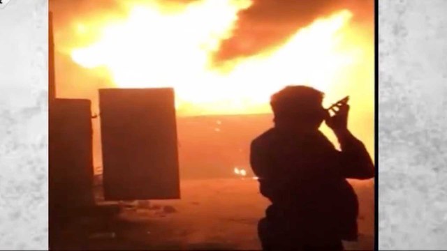 Rajasthan: Fire in buses, flames seen from several kilometer