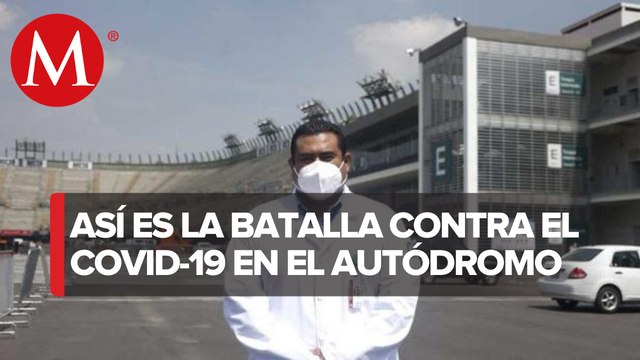 Autódromo Hermanos Rodríguez pasó de ser sede de eventos a ser un hospital para pacientes covid-19