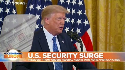 Trump deploys more federal law enforcement to cities in security push