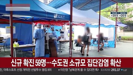 Tải video: 신규 확진 59명…수도권 소규모 집단감염 확산