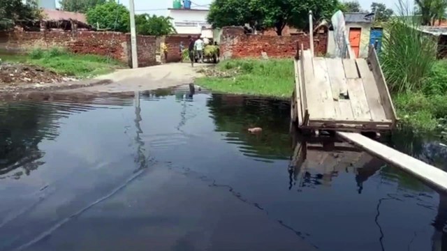 फैक्ट्रियों के गंदे काले पानी के कारण संचारी रोग नियंत्रण को लग रहा पलीता