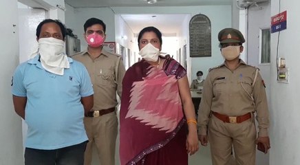 चप्पल कांड: पति के साथ फरार हुई मथुरा की BJP पार्षद दीपिका रानी गिरफ्तार