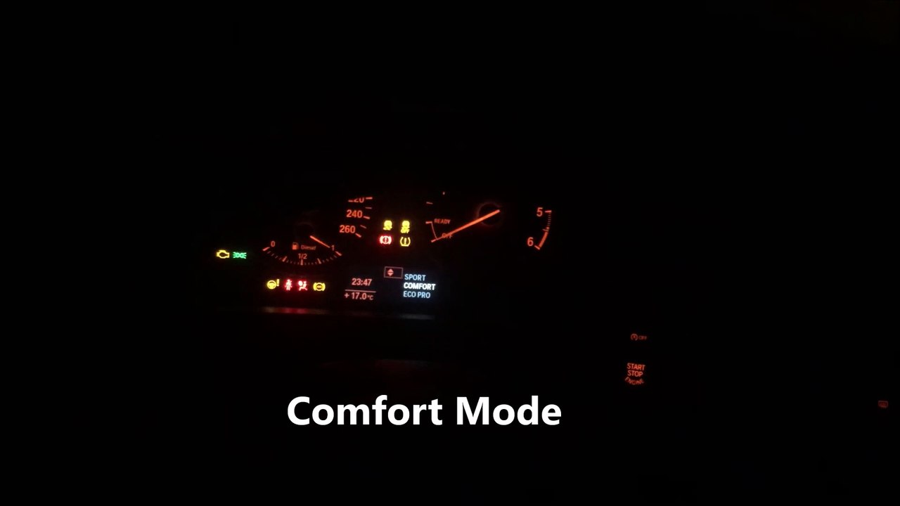 Bmw 1er F20 116d 1.6L 116ps Sound Sport Normal Eco Pro Modus von Fahrer Bmw 1er 116d Sound check