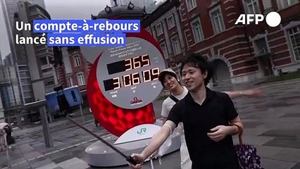 A Tokyo, l'horloge du compte à rebours redémarre à un an des JO