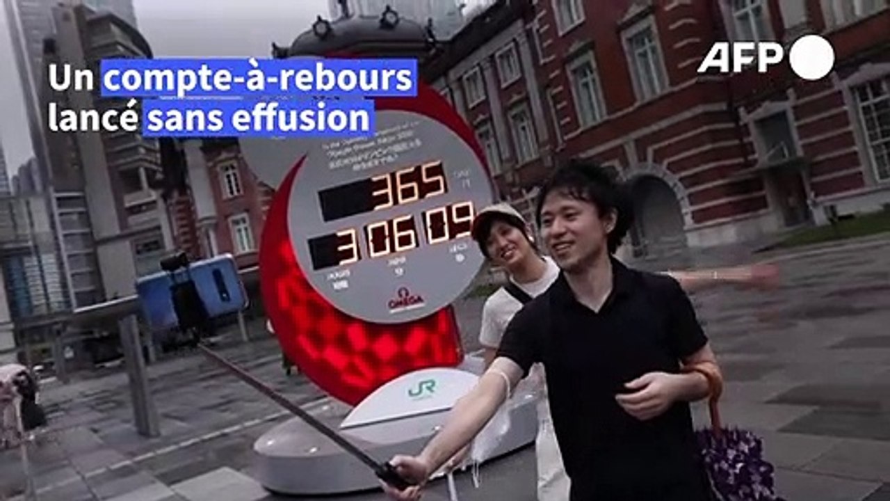 A Tokyo, l'horloge du compte à rebours redémarre à un an des JO