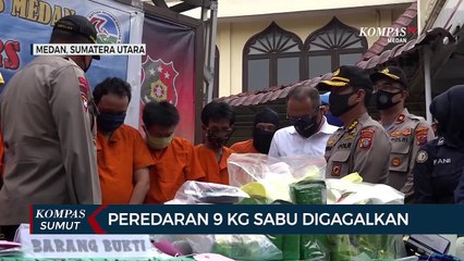 Polisi gagalkan Peredaran Sabu 9 Kg