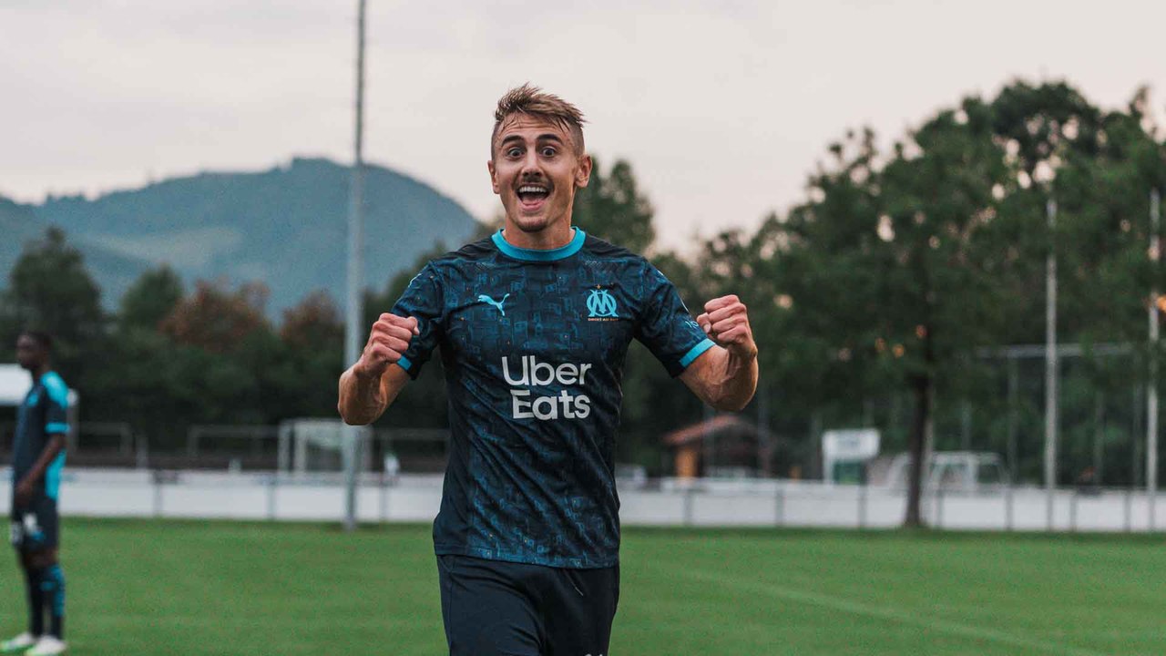 Le but et la réaction de Valentin Rongier