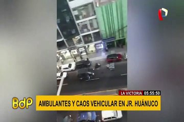 La Victoria: ambulantes y caos en el jirón Huánuco