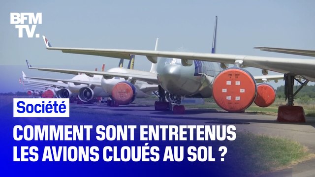 Comment sont entretenus les avions cloués au sol avec la pandémie ?