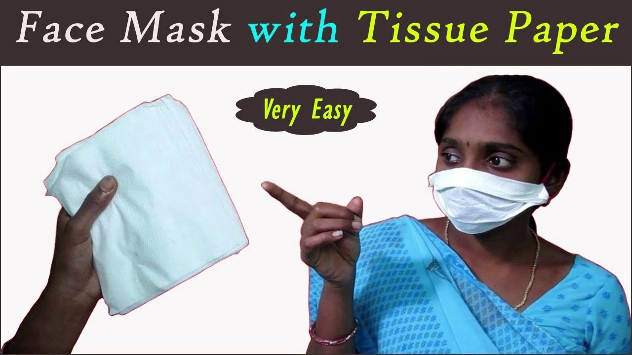 Tissue paper face mask new arrivals