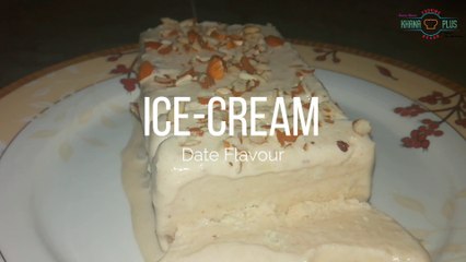 ice-cream (date flavour)