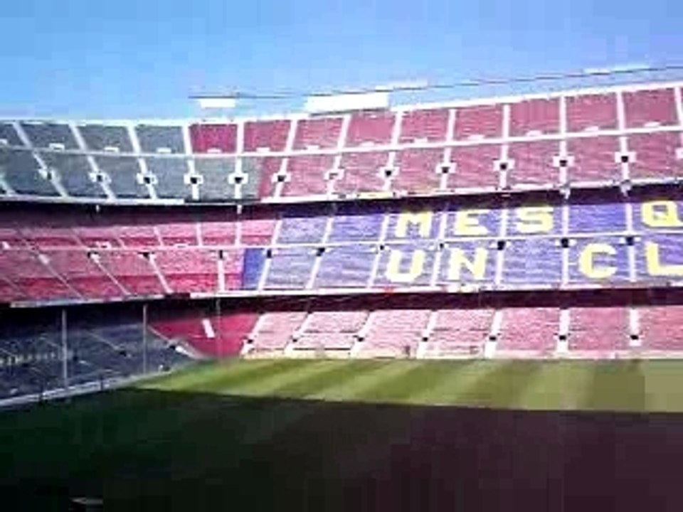 Camp Nou visite été 2007