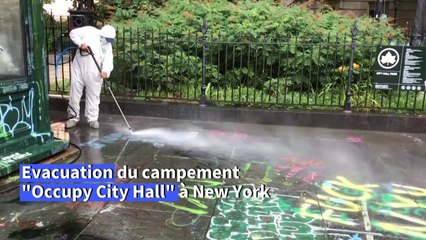 Le campement "Occupy City Hall" évacué à New York