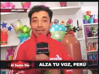 Los peruanos hacen oír su voz pasando la prueba del helio