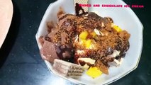 Mango and Chochlate icecream Recipe/Home made/Lockdown Recipe/No Eggs/ No ice cream machine /Humaira